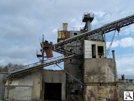 conveyor belts disassembled